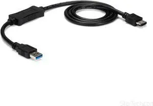 3 ft USB 3.0 to eSATA Adapter - 6 Gbps USB to HDD/SSD/ODD Converter - Hard Drive to USB Cable (USB3S2ESATA3)