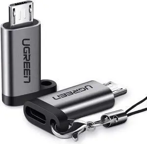 UGREEN USB C to Micro USB Adapter Type C Female to Micro B Male Charger Connector Converter Compatible for Galaxy S7 S6 S5 Edge, J3 Prime, Redmi Note 5 Pro, Mi A2 Lite, PS4, Xbox One Controller, 2Pack