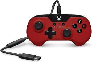 Hyperkin X91 Wired Controller for Xbox One/ Windows 10 PC (Red) - Officially Licensed by Xbox