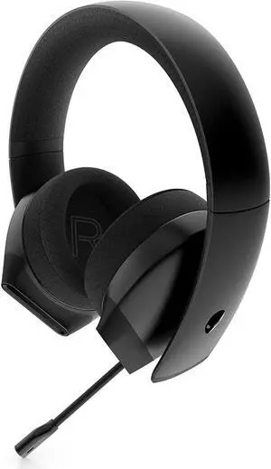 Alienware Stereo PC Gaming Headset AW310H: 50mm Hi-Res Drivers - Sports Fabric Memory Foam Earpads - Works with PS4, Xbox One & Switch via 3.5mm Jack
