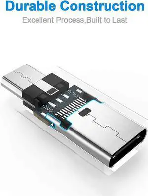 USB-C to Micro USB Adapter 480Mbps OTG Compatible for FLIR One Pro  Y7/Y6/P Smart/P8 Lite and Smartphones Tablets