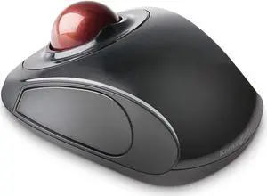 Orbit Wireless Trackball Mouse with Touch Scroll Ring (K72352US) Black