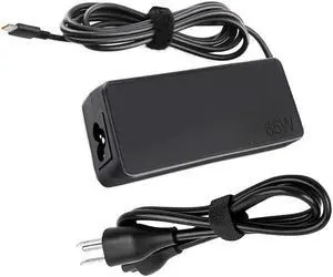 65W USB C Laptop Charger Fit for Lenovo Thinkpad T470 T470S T480 T480S T490 T490S T495 T495S 20HD 20HE 20JM 20HF 20HG 20JT Type-C Laptop Power Supply Adapter Cord