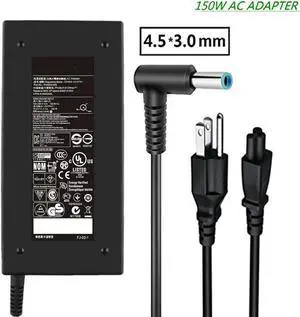 150W Power Supply Charger for HP ZBook Studio15 G3 G4 G5 HP ZBook G3 G4 OMEN x by 15 17 ADP-150XB B 776620-001 917677-003 75626-003 917677-001 PC Laptop Adapter Cord New 19.5V 7.7A 150 Watt Connector
