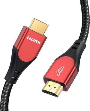 HDMI Cable 4K@60Hz 10 ft, CableCreation HDMI 2.0 Cable, High-Speed 18Gbps, 4K HDR, 3D, 2160P, 1080P, Ethernet Support, Compatible with UHD TV, PS5/PS4, Xbox One, Blu-ray, PC, Projector and More