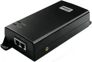 Procet Single Port Gigabit Power Over Ethernet Active PoE Injector/Midspan 60W 55V with 6KV surge protection??IEEE802.3afIEEE802.3atPoE++ for Network CamerasWireless RouterVoIP PhonePT-PSE106GW-AR