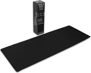 Gaming Mouse Pad (5mm) Massive 46 inch | 46x17.3x0.20 Extra Thick | Black | Stitched Edge Large Washable Desk Mat