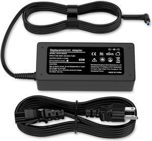 65W AC Adapter Laptop Charger Compatible for HP Envy Pavilion Stream X360 13 15 17 15-1039wm 15-1033wm 15-w117cl 15-w237cl 15m-cn0011dx 15m-bp111dx 15m-bq121dx Laptop Notebook PC Power Supply Cord