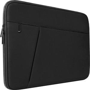 Laptop Case Sleeve 15.6 inch Durable Shockproof Protective Computer Carrying Cover with Front Pocket Briefcase Handbags Laptop Sleeve Bag for 15.6 inch HP    Notebook Black