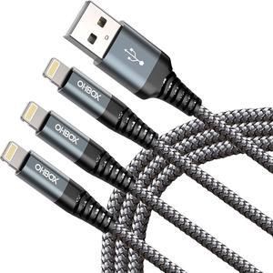 iPhone Charger 10FT 3Pack Long iPhone Charger Cable MFI Certified USB Lightning Cable Fast Charging Cord Compatible with iPhone 14/13/12/11/Pro/Max/Mini/X/Plus/8/7/6/5S/SE/Plus/iPad