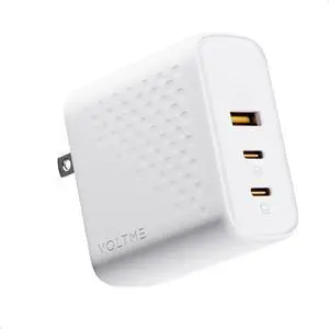 100W GaN III USB C Wall Charger (Foldable Plug) PD3.0 PPS USB-C Fast Charger 3-Port for MacBook Pro/Air iPhone 17/16/15/14 Series Pixelbook ThinkPad  XPS iPad Pro Galaxy Pixel