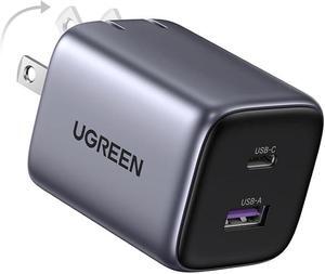 35W USB C Charger Nexode 2-Ports GaN Foldable PPS Compact Fast Wall Charger Block for iPhone 16/15/14/13 Galaxy S24/S23/Note 20 Pixel 8 Pro/8/7 iPad MacBook Steam Deck