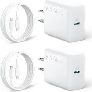 25W USB-C Super Fast Charger Charger (Non-Foldable) with USBC Cable Supports PPS Fast Charging for  Galaxy S23 Ultra/S23+/S23/S22/S21/S20/Note 20 & More 2Pack 5ft Cable Included