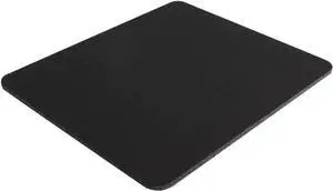 Large Mouse Pad 8 Inch by 9 Inch for Computer or Gaming Mouse Pad Non-slip Base Neoprene Backing and Jersey Surface for Smooth Mouse Control and Pinpoint Accuracy (Black)