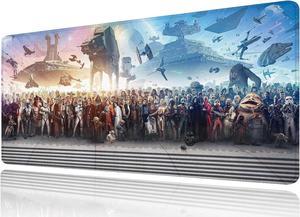 XXL Large Gaming Mouse Pad The Chosen One Custom Desk Pad Mousepad with Anti-Slip Rubber Base Stitched Frame Mouse Mat Portable Desk Mat for Computer Keyboard Mice Laptop & PC 31.5X15.7 Inch