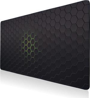 X-Large Gaming Mouse Pad Extended XL Long Mousepad with use Soft Silk Fluid Fabric & Nonslip Rubber Base Computer Keyboard Mouse Mat for Company Office Gamer 31.5x15.75inch