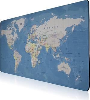 X-Large Gaming Mouse Pad Extended XL Long Mousepad with use Soft Silk Fluid Fabric & Nonslip Rubber Base Computer Keyboard Mouse Mat for Company Office Gamer 31.5x15.75inch