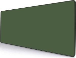 Large Gaming Mouse Pad XL Extended Mousepad Non-Slip Rubber Base Keyboard Mouse Mat Desk Pad for Work Game Office Home 31.5 x 11.8 in Olive Green