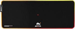 Full Health RGB Gaming Mouse Pad | Extra Large Desk Mat | XXL Mousepad LED | Easy Clean Surface | Non-Slip Rubber Base | Extended Light Up Computer Office Mousepad |