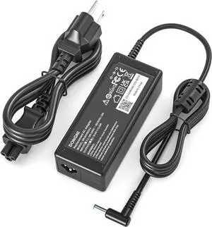 65W 19.5V 3.33A AC Adapter Charger Compatible with HP Pavilion x360 11 13 15 17, Envy X360 13 15, Zbook 14u G4 G5 15 G3, 15-f111dx 15-f211wm 15-f233wm 15-f278nr 15-r052nr Laptop Power Cord Blue Tip