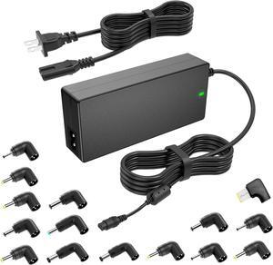 Universal Laptop Charger 90W AC Adapter for Chromebook Hp    Toshiba   Sony Notebook 15V 16V 18.5V 19V 19.5V 20V DC Power Supply Cord
