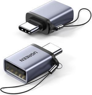 USB C to USB Adapter (2 Pack) USB C Adapter USB C Male to USB 3.0 Female Adapter Compatible with MacBook Pro MacBook Air iPhone 15 iPad Pro and More Type C or Thunderbolt 3 Devices