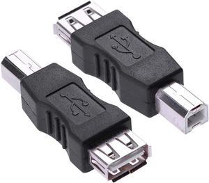 USB A to B Adapter USB 2.0 A Female to USB B Male Printer Converter Connector Plug for Printer/Scanner Extender Connection Printer to USB Adapter (F/M ??-????????)