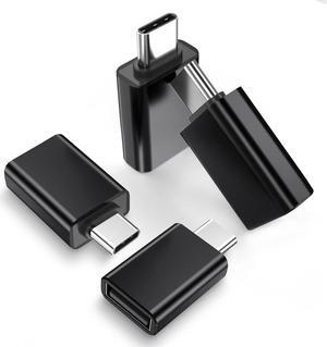 USB C Male to USB Female Adapter 4 Pack USB Flash Thumb Drive to USBC Adapter Type C Thunderbolt 3 OTG Converter for iPad MacBook Pro Air Apple iPhone 16 15  Notebook  Surface