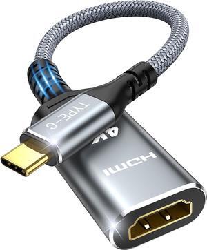 USB C to HDMI Adapter 4K@60Hz [High Speed Thunderbolt 3/4] USB Type C to HDMI Adapter Groundbreaking Performance Compatible for iPhone 15 Pro/Max MacBook Pro/Air iPad iMac and More
