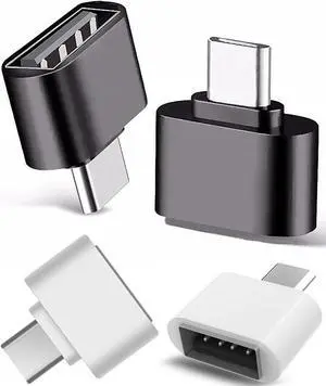USB-C Female to USB 3.0 Male Adapter (2Pack) Compatible with Your  XPS 13 9305 Multi use converting add Functions Such as Keyboard Thumb Drives mice etc.(Black)