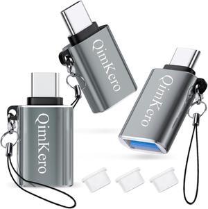 USB C to USB Adapter 3-PackUSB C Male to USB 3.0 Female Adapter USB A 3.0 Female OTG Adapter Converter for iPhone 15 Max MacBook Pro Air Mac iPad  Surface Go  S24 S23 S22 16