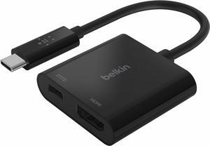 USB C to HDMI Adapter + USBC Charging Port to Charge While You Display Supports 4K UHD Video Passthrough Power up to 60W for Connected Devices Compatible with MacBook iPad Windows