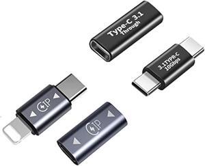 USB C Adapter (4 pcs) Supports Charging and Data Transfer Expansion The Rate is up to 10Gbps Compatible with Type C Devices Such as   MacBook etc.