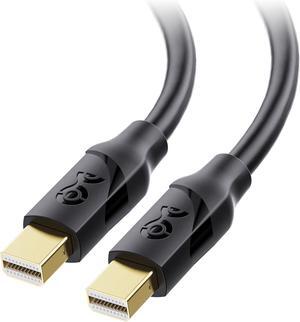 4K Mini DisplayPort to Mini DisplayPort Cable in Black 6 Feet - Not a Replacement for Thunderbolt Cable Not Compatible with iMac Not Support Target Display Mode