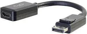 Legrand DisplayPort to HDMI Male to Female Displayport Cable Black DisplayPort Cable 8 Inch Digital Display Cable 1 Count 54322