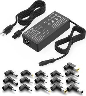 90W Universal AC Adapter Laptop Charger Replacement for HP      IBM Toshiba Sony Fujitsu Gateway Notebook Ultrabook Chromebook Power Supply Cord with 16 Tips