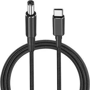 USB C to DC 5.5mm x 2.1mm Power Cord 100W PD USB Type C Male to DC 5.5mm x 2.1mm Male Power Charging Cable for Router CCTV Laptop Etc1.8M