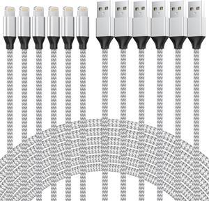 iPhone Charger [Apple MFi Certified] 6 Pack Fast Charging USB Lightning Cable (3/3/6/6/6/10 ft) Phone Chargers Cord for 14 Pro/13 mini/13/12/11 Pro MAX/XR/XS/8/7/Plus/6S/SE/iPad
