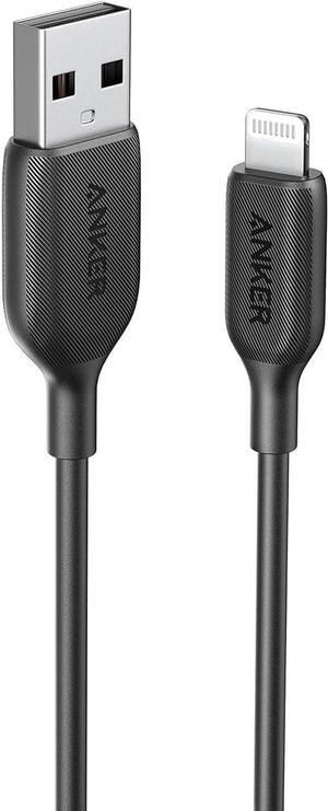 Powerline III Lightning Cable 3Foot MFi Certified for iPhone 11 X Xs Xr Xs Max 8 8 Plus 7 7 Plus 6 6 Plus and More Ultra Durable (Black)