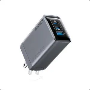 Prime Charger 100W 3-Port GaN USB C Charger Block Foldable and Compact for MacBook iPad iPhone Series Galaxy S24/S23 and More