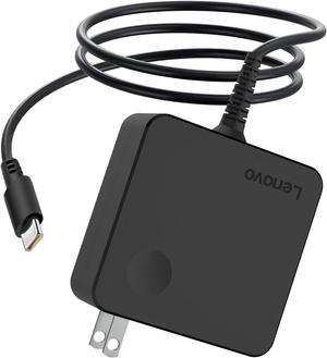 65W USB C Type C Laptop Charger Fit for  Yoga C940 C740 C930 Power Adapter for ThinkPad X1 Carbon T470s T480 AC Adapter Fit for  100e 300e 500e Chromebook c340 s330 s340 Yoga ThinkPad