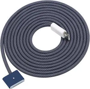 USB-C to Magnetic 3 Fast Charging Cable (2 m/6.6 ft) USB C Cable Compatible with MacBook Air (15/13 M3 2024 15 M2 2023 13 M2 2022) MacBook Pro (16/14 2023/2021) Midnight Blue