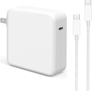 Mac Book Pro Charger 118W/96W/70W USB-C Power Adapter for Mac Book Pro/Air 16 15 14 13 Inch M4/M3/M2/M1 from 2024 2023 2022 2021 2020 Fit All USB C Device Include 6.6ft Cable