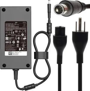 Original 180w 19.5V 9.23A AC Laptop Charger Fit for  Precision 7510 7520 7530 7540 7550 7560 3530 7730 5530 M4600 M4700 M4800 DA180PM111 180 watts  Dock Adapter Power Supply Cord
