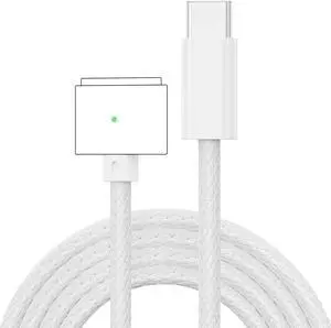140W USB C to Magnetic 3 Charging Cable Cord Compatible with MacBook Air (M2 2022) and MacBook Pro (14-inch M2 2023) Pro (16-inch M2 2023) Pro (14-inch 2021) Pro (16-inch 2021) 6.6ft 140W USB C to Magnetic 3 Charging Cable Cord Compatible with MacBook Air (M2 2022) and MacBook Pro (14-inch M2 2023) Pro (16-inch M2 2023) Pro (14-inch 2021) Pro (16-inch 2021) 6.6ft