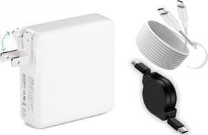 Fast Powerful 118W USB C MacBook Pro Charger for MacBook Pro Air 13 14 15 16 Inch Mac Book Laptop Retina M2 M1 2023 2022 Computer iPad Pro  Galaxy + All USB C Device Include 2X Charging Cable