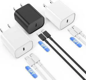 iPhone 14 13 12 Charger [MFi Certified] 6FT Long Type C to Lightning Cable Fast Charging 20W USB C Fast Charger Block for Phone14 Pro Max/13/12Pro Max/11/11Pro Max/XS/XR/X/8Plus(Multicolor)