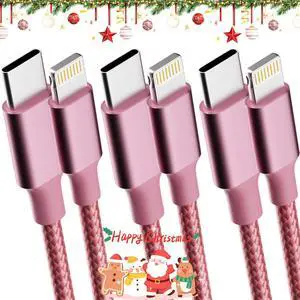 USB C to Light-ning Cable(3FT/6FT/10FT 3Pack)[MFi Certified] iPhone Charger Cord Fast Charging Type C to Light-ning Cable Compatible with iPhone 14 13 12 11 Pro Max X XS XR 8 7 6s Plus SE