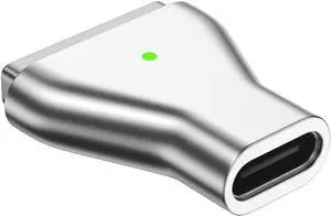 USB-C to Magnetic tip Charging Adapter Female Type C to Male Magnetic2 Converter 100W PD Power Charger Connector Tip for Mac Book Air/Mac Book Pro 11 inch & 13 inch Retina Display(After 2012-2017)