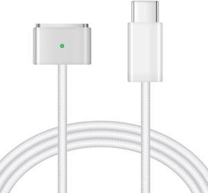 140W USB-C to Magnetic 3 Cable 2m/6.6ft Compatible with MacBook Air M3 13/15 2024 MacBook Pro M3 14/16 2024 MacBook Pro M2 14/16 2023 MacBook Air M2 2022/2023 MacBook Pro M1 14/162021